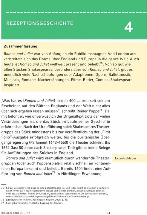 Produktbild Romeo and Juliet (Romeo und Julia) von William Shakespeare (Deutsch, Tamara Kutscher, William Shakespeare, 2023)