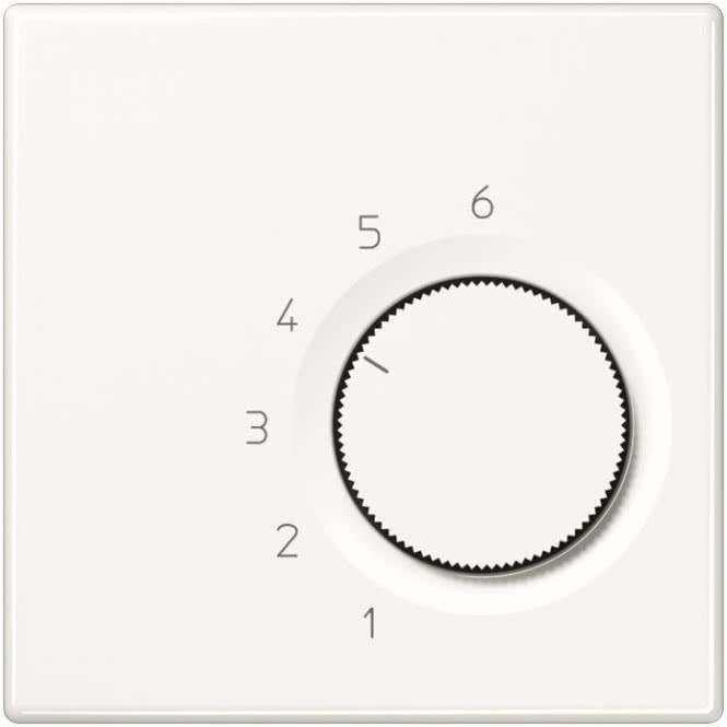 JUNG Raumtemperaturregler, Thermostat, Weiss