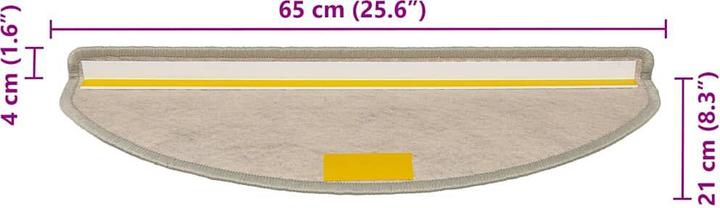 Immagine prodotto vidaXL Stufenmatte (65 x 21 cm)