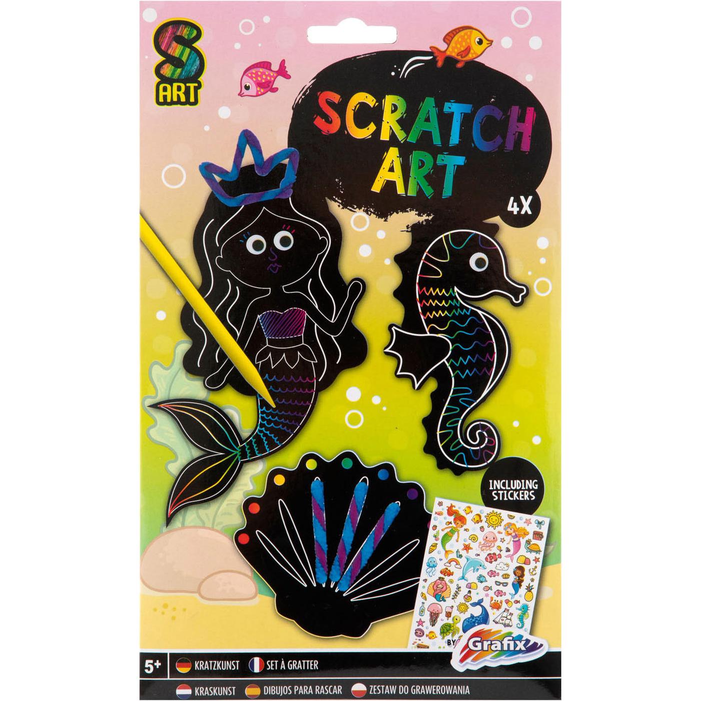 Grafix Erstellen Sie Ihr eigenes Scratch Art Girl