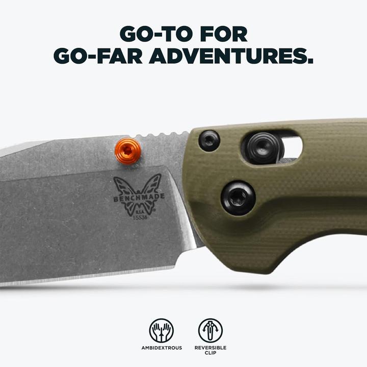 Actual product image Benchmade Taggedout 15536 (8.89 cm)