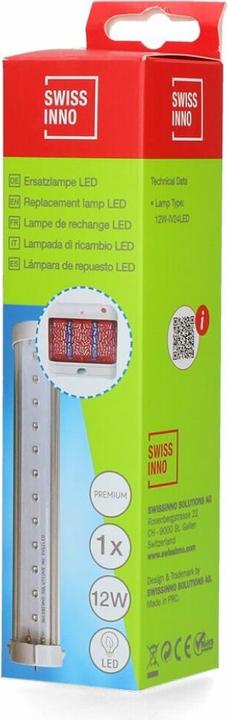 Actual product image Swissinno Leuchtröhre UV 12 Watt LED für  Insektenvernichter 24W