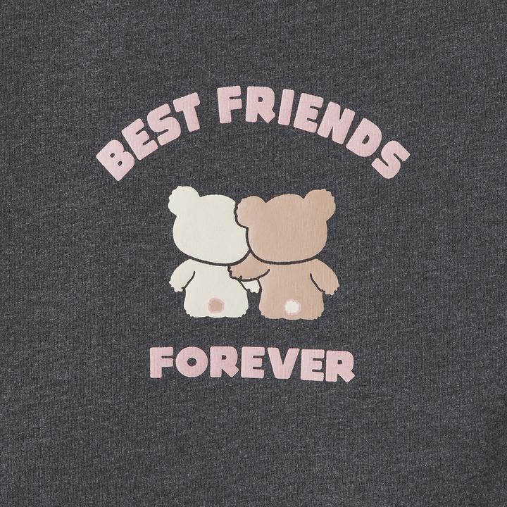 Actual product image La Redoute Collections 2er-Pack Baumwoll-Pyjamas mit Bär und Messageprint (164)