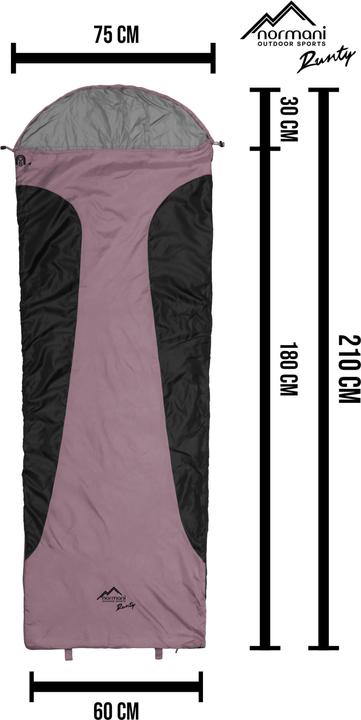 Immagine prodotto Normani Ultralight-Schlafsack (RV rechts) Runty (210 cm)
