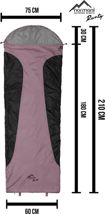 Actual product image Normani Ultralight sleeping bag (zip left) Runty - 511 (210 cm)