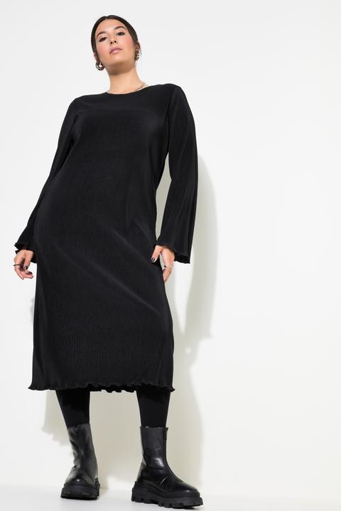 Produktbild Studio Untold Plissee-Midikleid, Slim Shape, Langarm (46, 48)