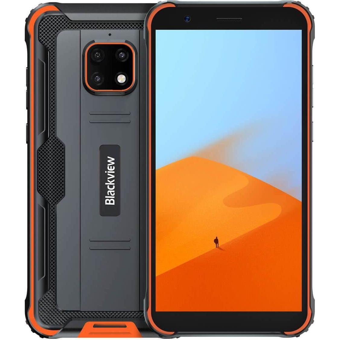 Thumbnail - Blackview BV4900 (32 GB, Black, Orange, 5.70", Dual SIM, 8 Mpx, 4G), Smartphone, Schwarz