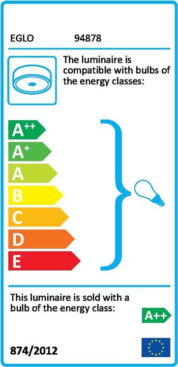 Energie-Label EGLO Almonte (1140 lm, G9)