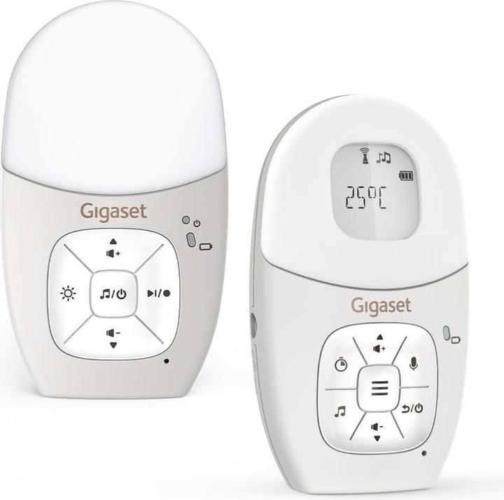 Produktbild Gigaset Baby 100 Audio Babyphone warm grey (Babyphone Audio, 300 m)