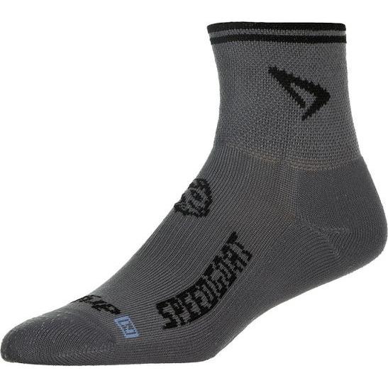 Drymax, Unisex, Sportsocken, Lite Trail Running 1/4 Crew (41.5, 42 - 44), Grau