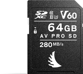 Image du produit Angelbird AV PRO V60 (64 Go, SDXC, U3, UHS-II)