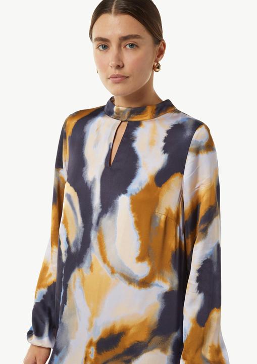 Produktbild Comma Kleid Kleid mit All-over-Print und Cut-out am Ausschnitt (32)