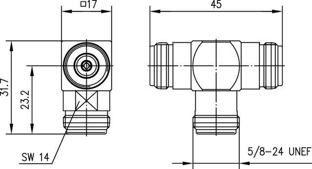 Produktbild Telegärtner N-T-Stück (Kupplung)