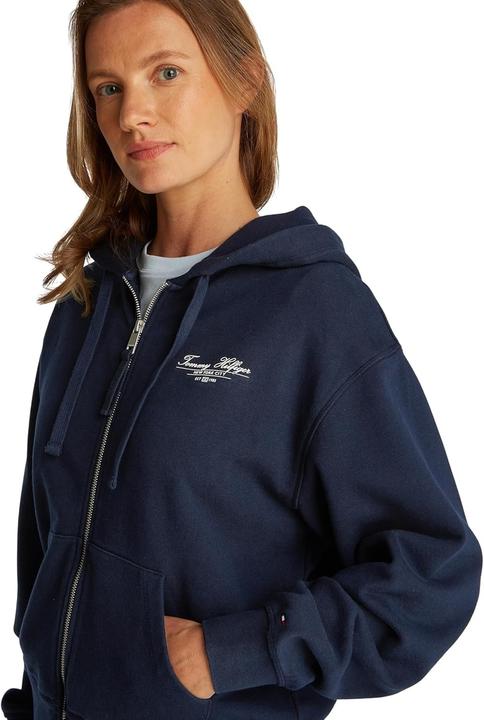 Actual product image Tommy Hilfiger Script Zip Hoodie (L)