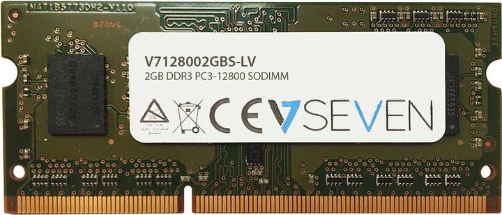 Produktbild V7 2GB DDR3 1600MHZ CL11 (1 x 2GB, 1600 MHz, DDR3-RAM, SO-DIMM)