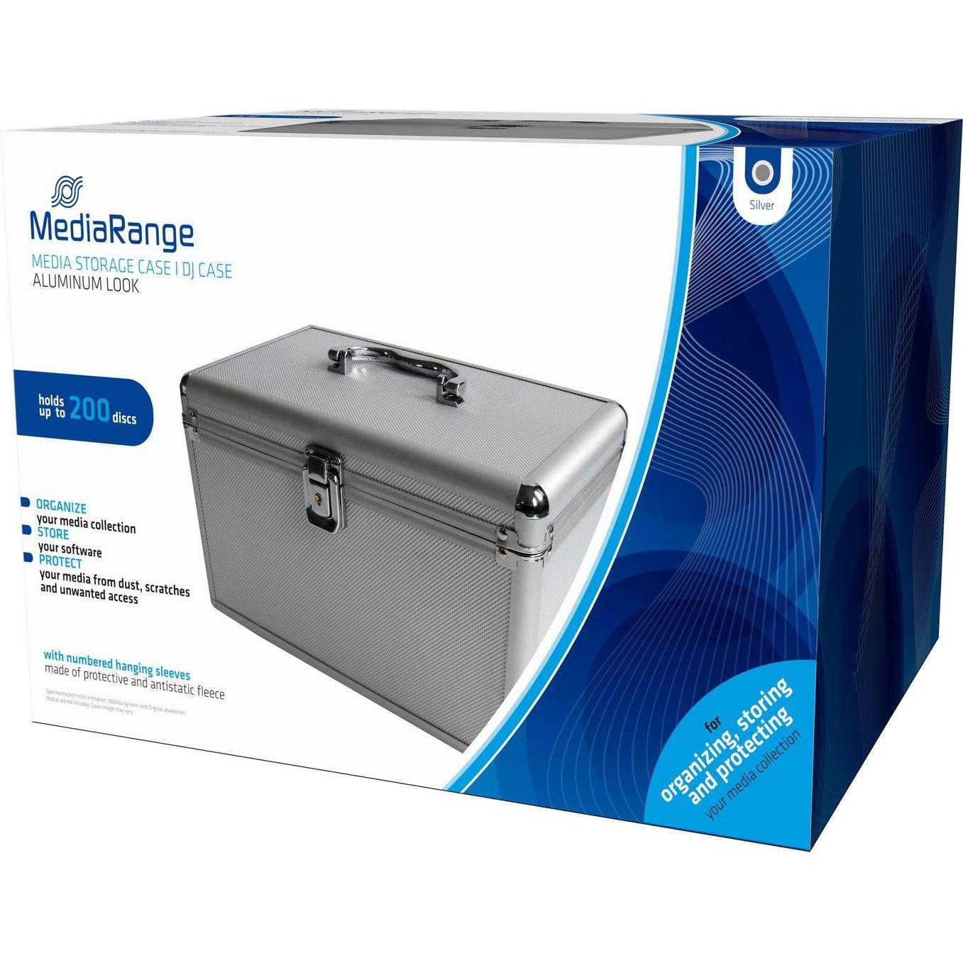 MediaRange CD DJ-Case for 200 CD/DVDs, Optische Medien Zubehör