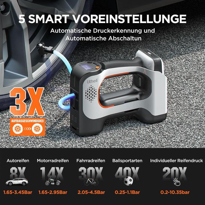 Produktbild Litheli U20 Kompressor 20V/2.0Ah (10 Bar)