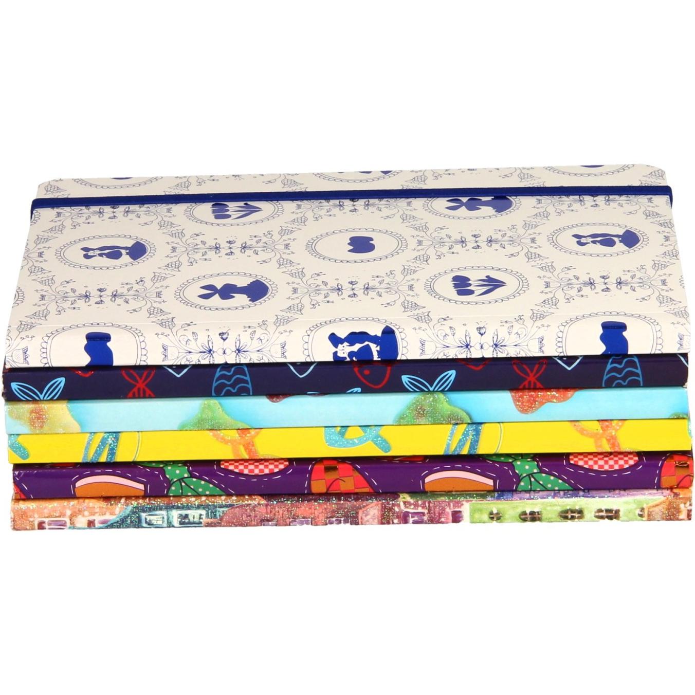 Thumbnail - Wins Holland, Heft + Block, Notizbücher 6 Designs - Set mit 24 Stück