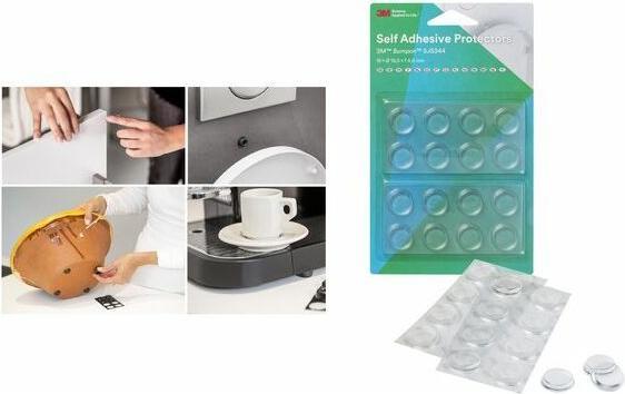 Actual product image 3M Device foot self-adhesive (Felt gliders, 6 Piece)