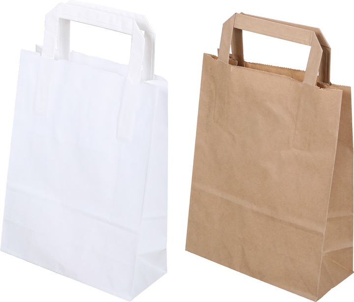 Actual product image Elco White paper bag 32x41x13cm (Gift bag, 50 x)