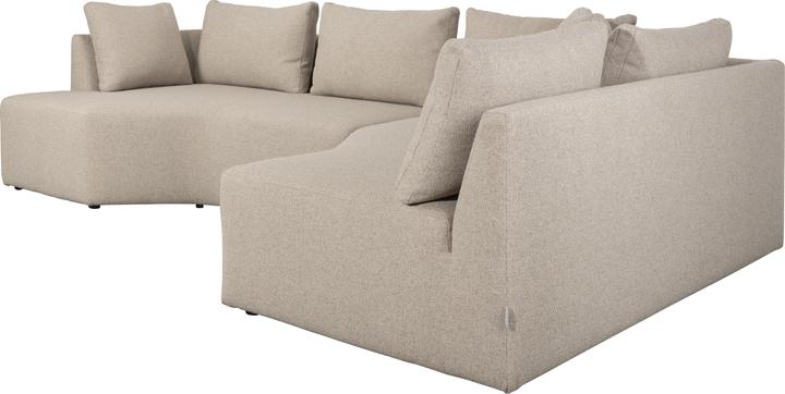 Produktbild Zuiver Prosper Sofa Right Cappuccino (Ecksofa)