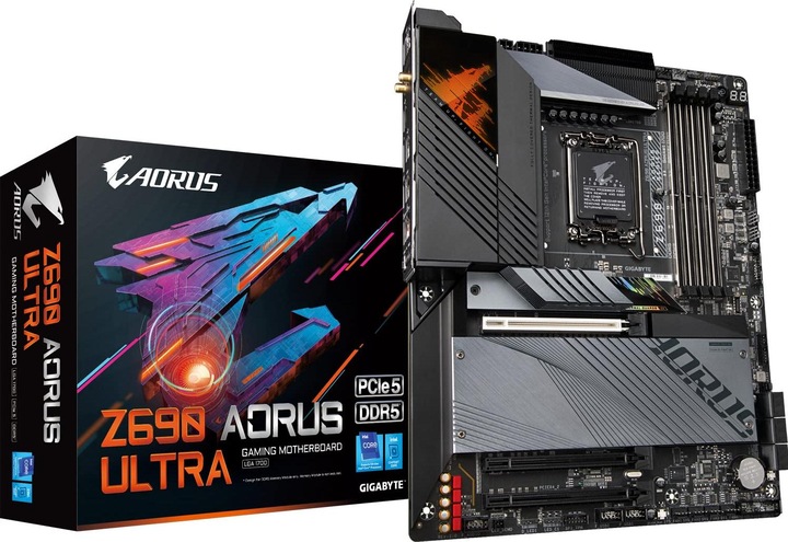 Produktbild Gigabyte Z690 AORUS ULTRA (LGA 1700, Intel Z690H, ATX)