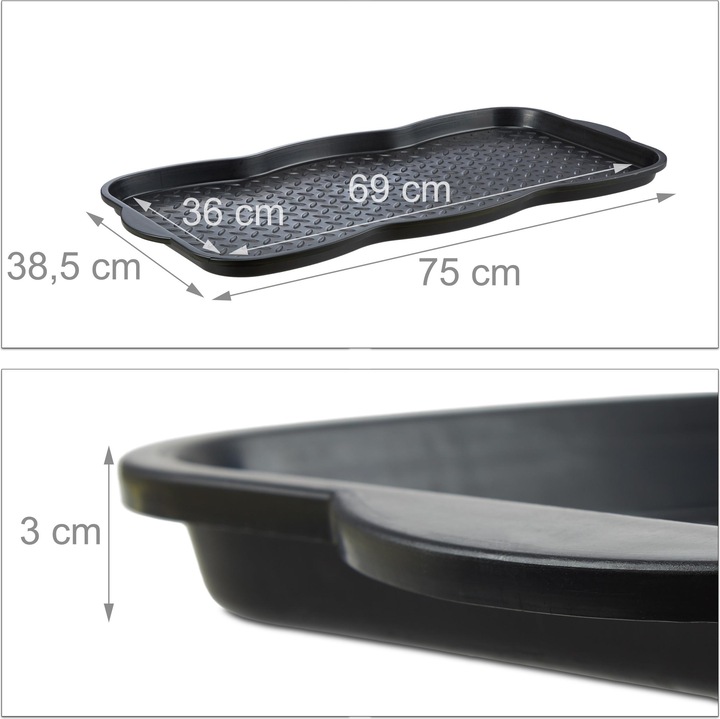 Immagine prodotto Relaxdays Poggiascarpe, cm (38,5 x 75 x 3 cm)