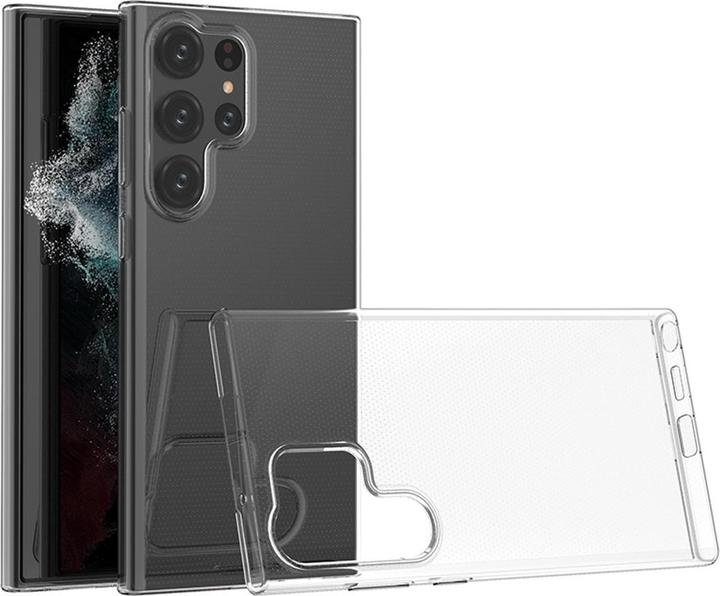 Actual product image Hurtel Ultra Clear 0.5mm case Samsung Galaxy S23 Ultra thin cover transparent (Samsung Galaxy S23 Ultra)