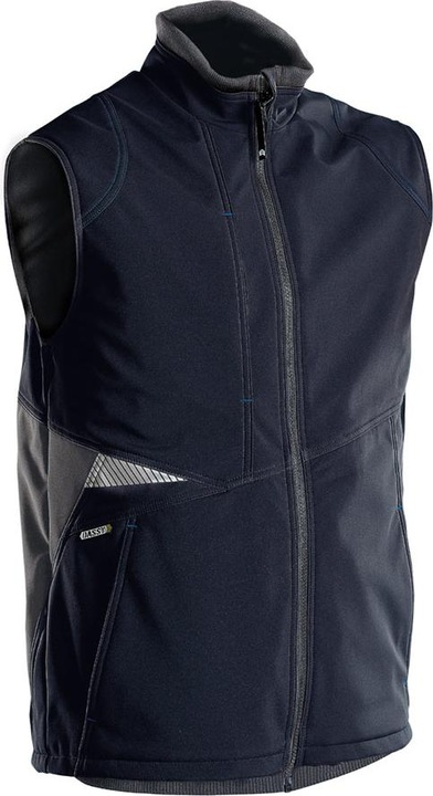 Actual product image Dassy Fusion softshell waistcoat midnight blue/anthracite grey size XL (XL)