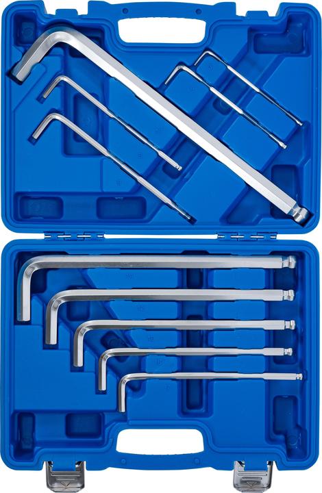 Actual product image BGS L-Type Wrench Set "Max" internal Hexagon 3 - 17 mm 10 pcs.