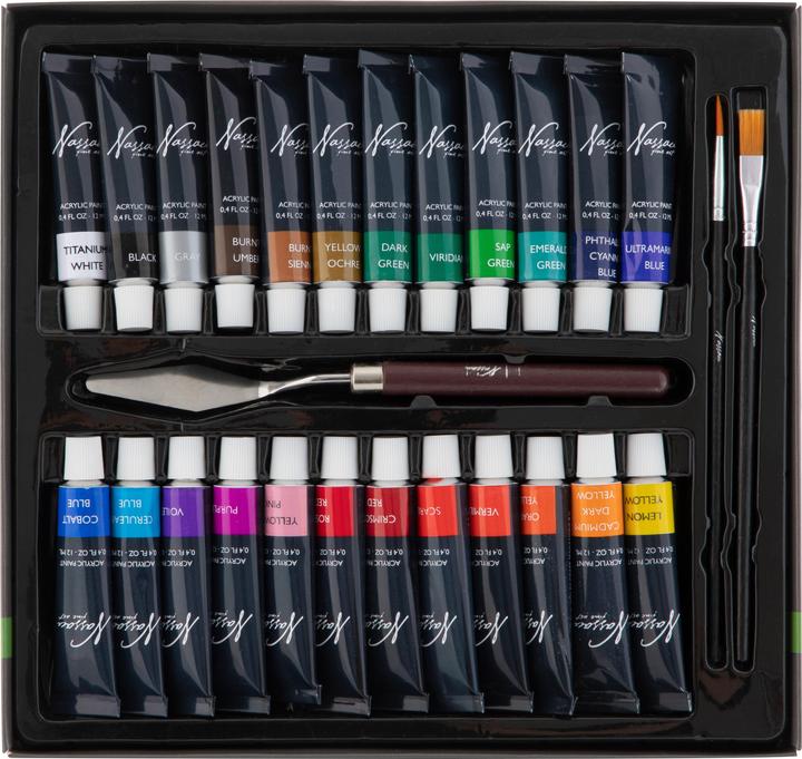 Produktbild Grafix Nassau Classic Acrylfarben-Set, 24x12ml