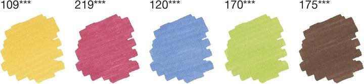 Image du produit Faber-Castell Crayon à encre de Chine (Multicolore, 5 x)