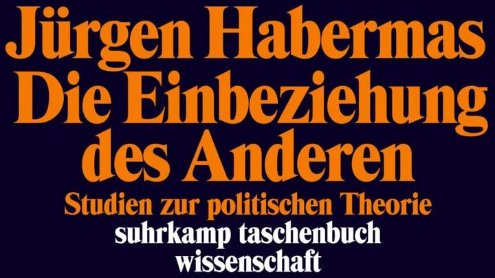 Produktbild Die Einbeziehung des Anderen (Deutsch, Jürgen Habermas, 1996)