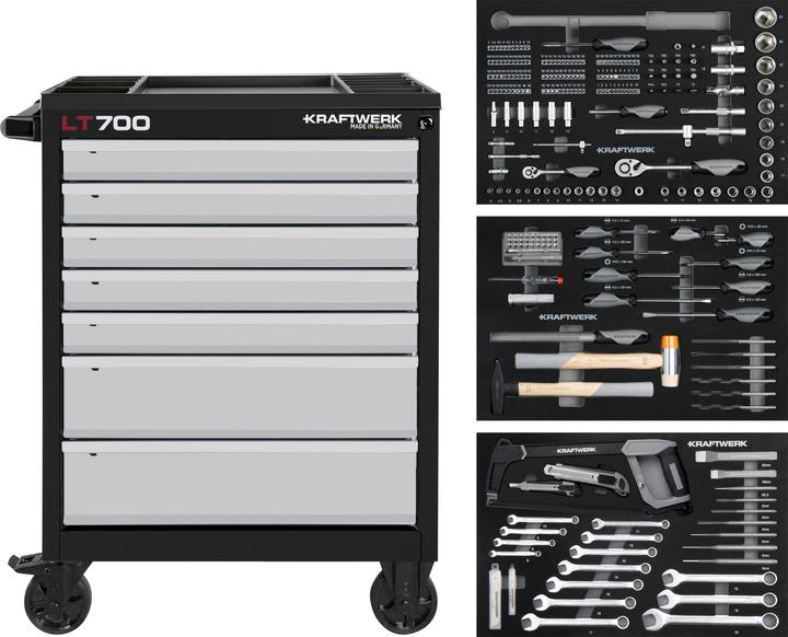 Actual product image Kraftwerk LT LINE Workshop trolley drawers (259 x)