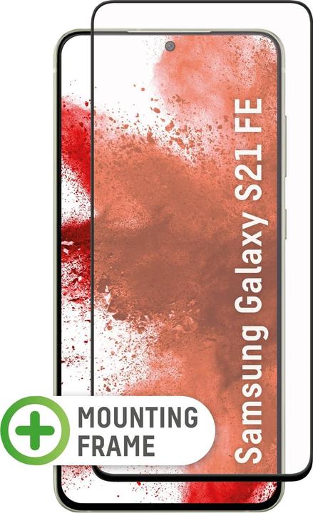 Productafbeelding Displex Real Glass, Full Cover Panzerglas (1 Stuk, Samsung Galaxy S21 FE)