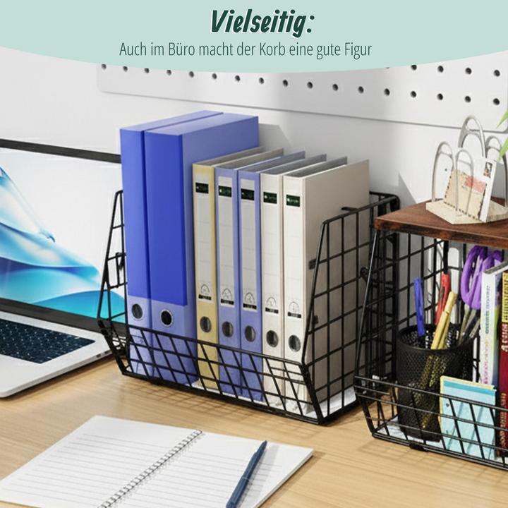 Produktbild Relaxdays Obstkorb Wandregal