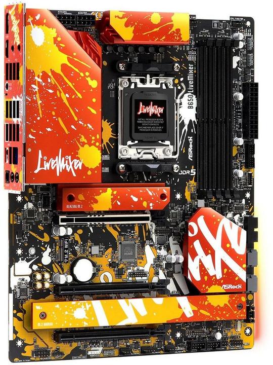 Immagine prodotto AsRock MB B650 Livemixer (AM5, AMD B650, ATX)