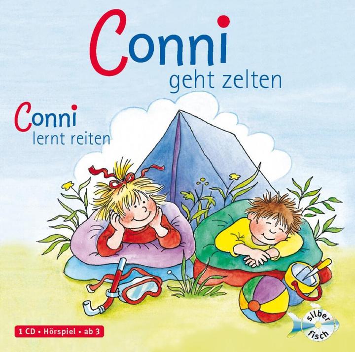 Image du produit Conni va camper / Conni apprend à monter à cheval (Liane Tailor, Allemand)
