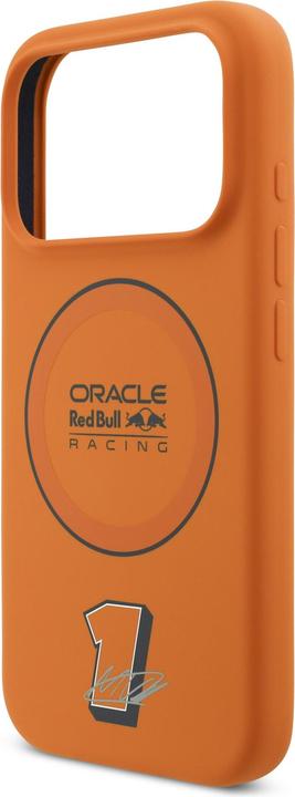 Actual product image Red Bull Silicone Blue Ring MagSafe Case for iPhone 17 Pro Orange (Apple iPhone 17 Pro)