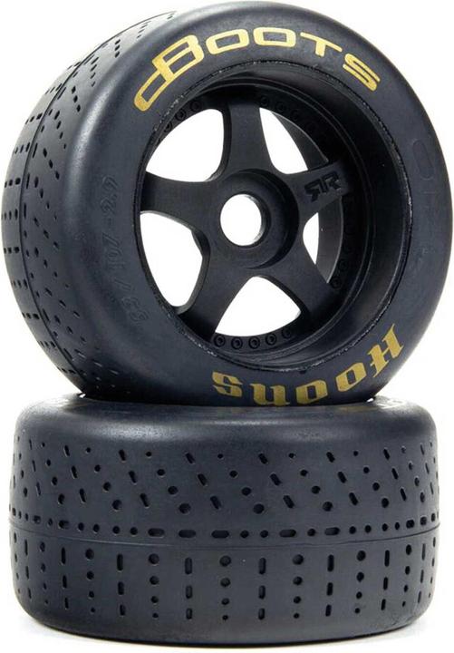 Actual product image Arrma dBoots Hoons 53/100 2.9 Tire Set Gold 5-Spoke (2)