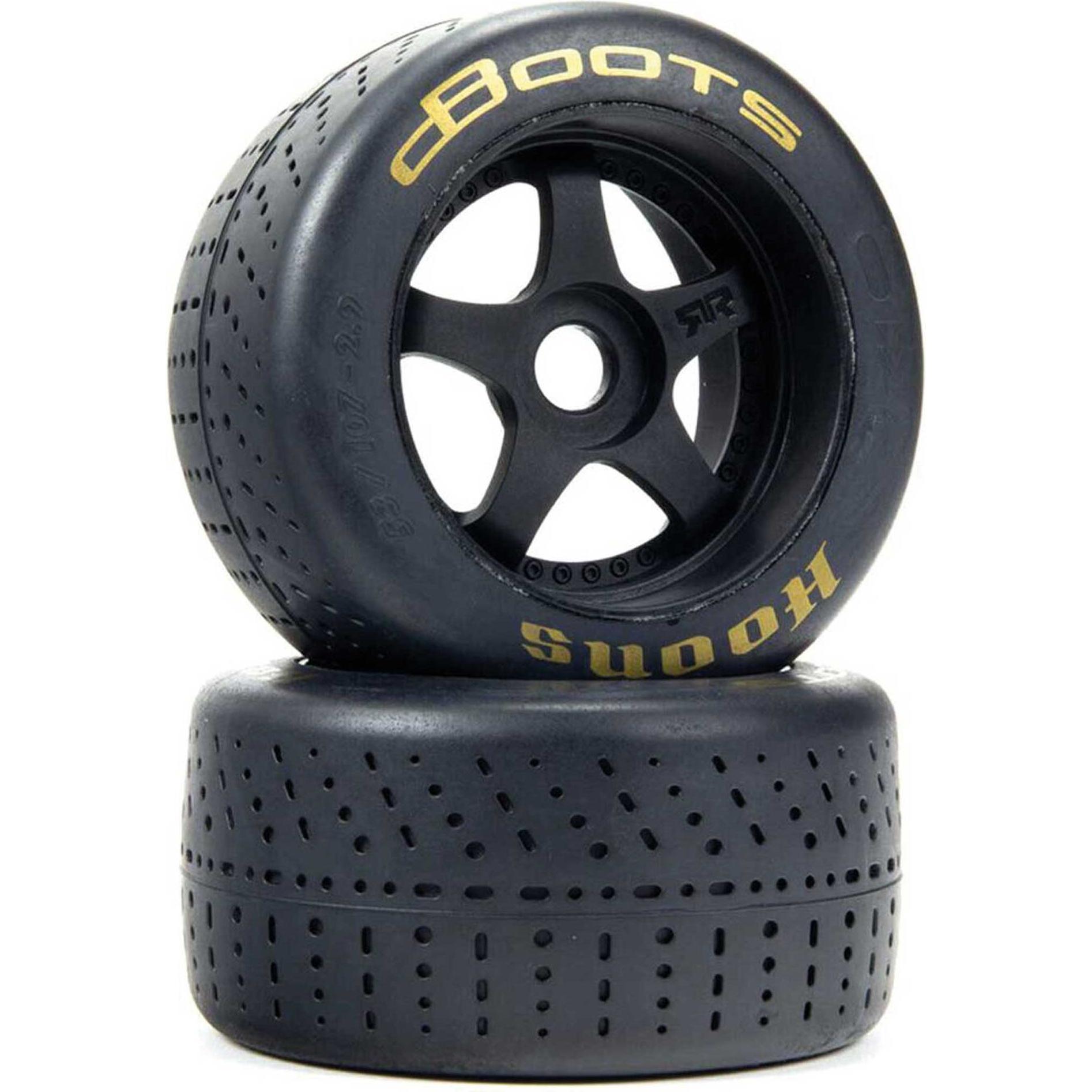 Arrma dBoots Hoons 53/100 2.9 Tire Set Gold 5-Spoke (2)
