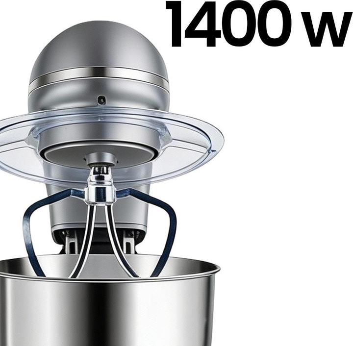 Produktbild Avizar Küchenmaschine 5,5 l 1400W 6 Stufen Edelstahl (1400 W, 5.50 l)