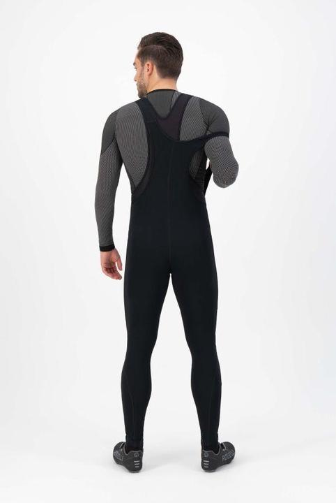 Produktbild Rogelli Core Radlerhose Herren - Lange Fahrradhose Mit Trager - Schwarz (3XL)