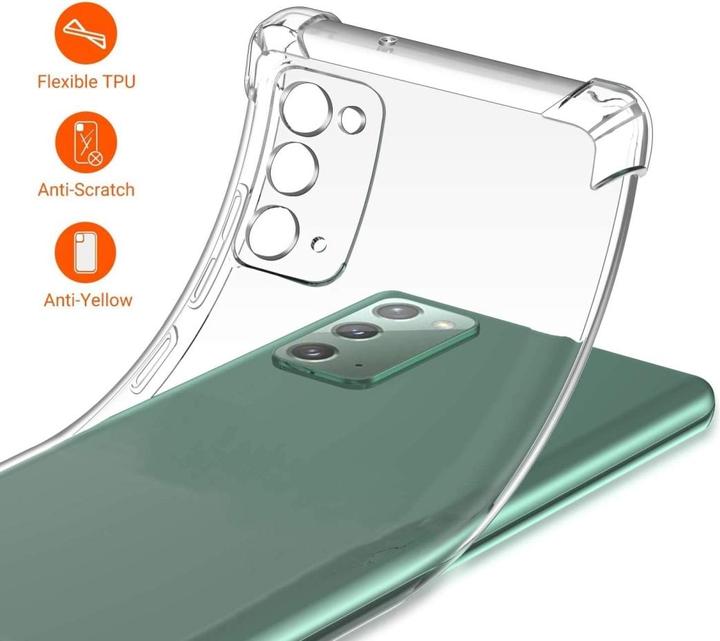 Immagine prodotto Screenguard Samsung Galaxy Note20 Custodia Crystal Soft Airbag Bumper (Samsung Galaxy Note 20)