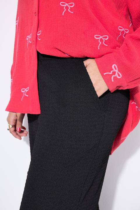 Produktbild Studio Untold Hose, Wide Legs, Struktur, Elastikbund (48)
