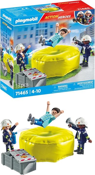 Immagine prodotto Playmobil Vigili del fuoco con cuscini d'aria (71465, Playmobil Sport e azione)