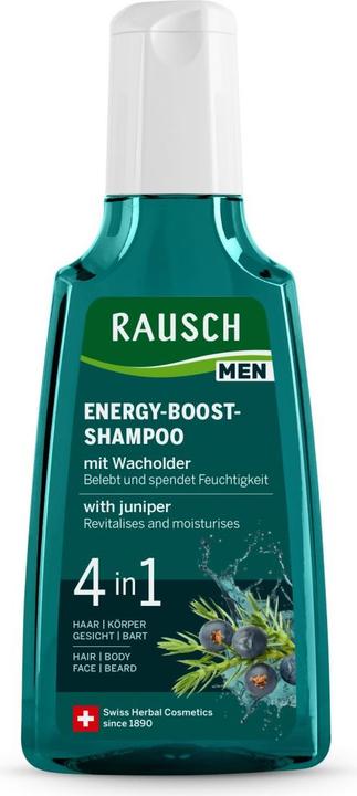 Actual product image Rausch Energy-Boost-Shampoo mit Wacholder (200 ml, Liquid shampoo)