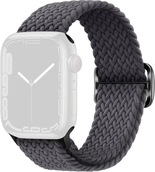 Productafbeelding Cover-Discount Apple Watch 42/41/40mm - Nylon gevlochten vervangend bandje (Nylon)