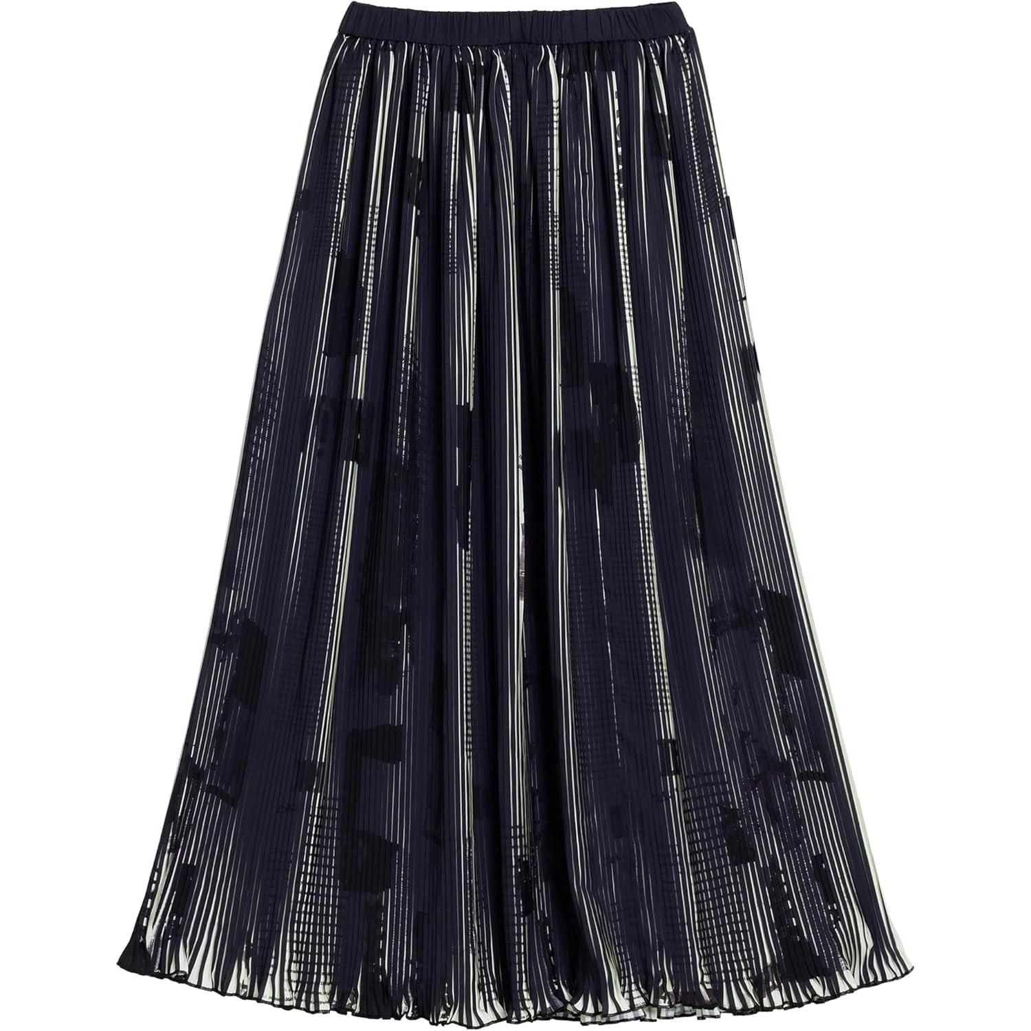 Desigual, Damen, Röcke, Gonna Lunga Donna Nero, Schwarz, (S)