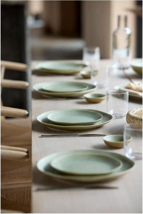 Produktbild Villa Collection Speiseteller Shoku Ø 27 cm, 6 Stück, Grün (6 x, 27 cm)